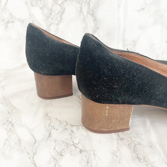 MADEWELL The Sofie Pump Suede Black 7.5 - Picture 6 of 9